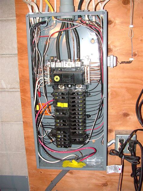 connecting circuit breakers to electrical box